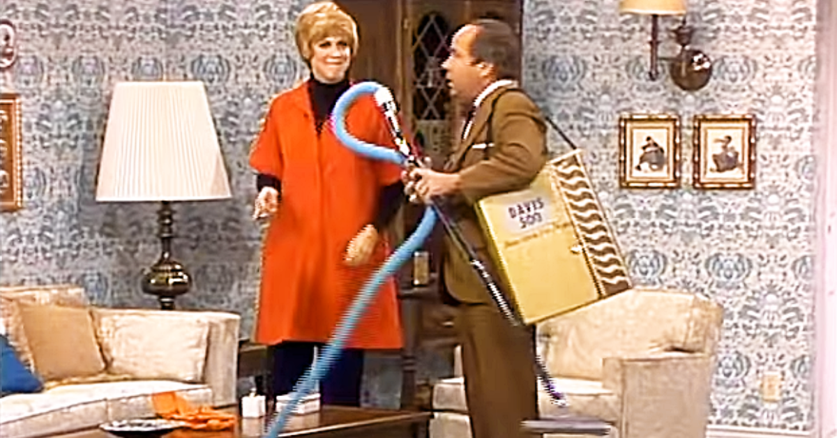 Try not to laugh when Tim Conway tries to sell Vicki Lawrence a vacuum cleaner. It's nearly impossible!