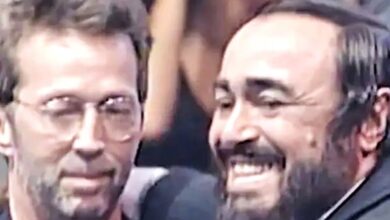 Eric Clapton and Luciano Pavarotti Find Common Ground in “Holy Mother”