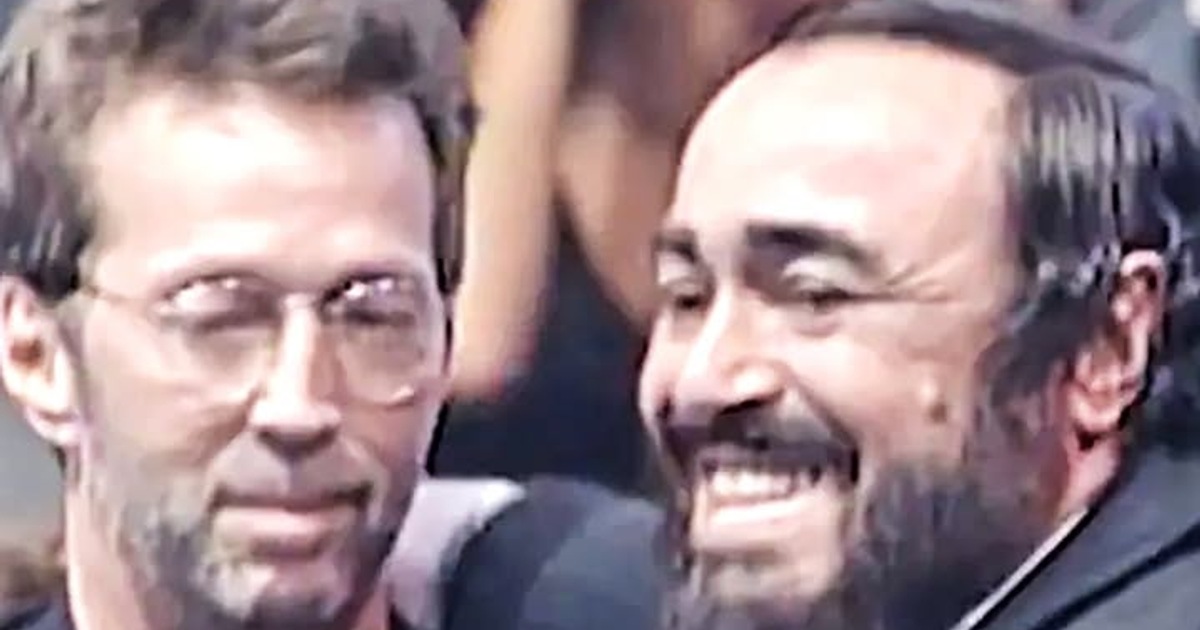 Eric Clapton and Luciano Pavarotti Find Common Ground in “Holy Mother”