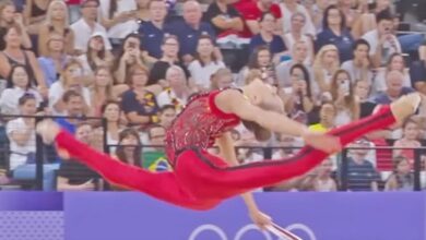 Taisiia Onofriichuk Gives “Thriller” an Olympic Hoop Interpretation