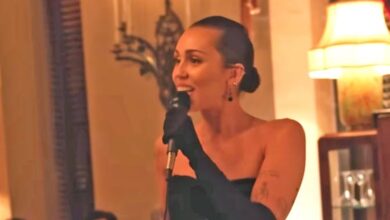 Miley Cyrus Gives ‘Flowers’ an Intimate Piano Performance at Chateau Marmont