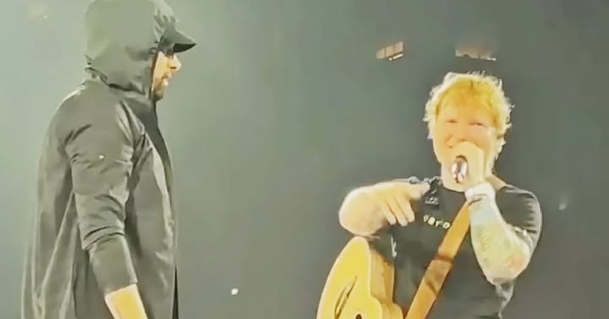 Eminem Joins Ed Sheeran for a Detroit Stadium Surprise
