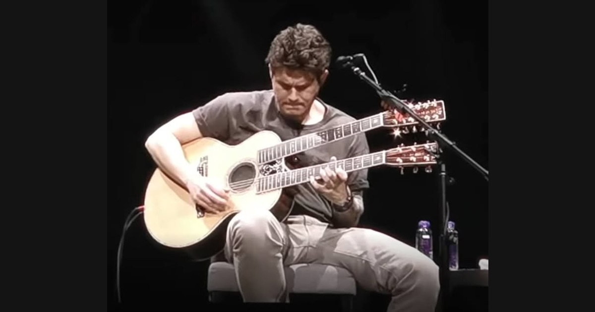 John Mayer Gives “Edge of Desire” a Solo Acoustic Life on a Double-Neck Guitar