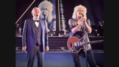 Andrea Bocelli and Brian May Join Voices for “Who Wants to Live Forever”