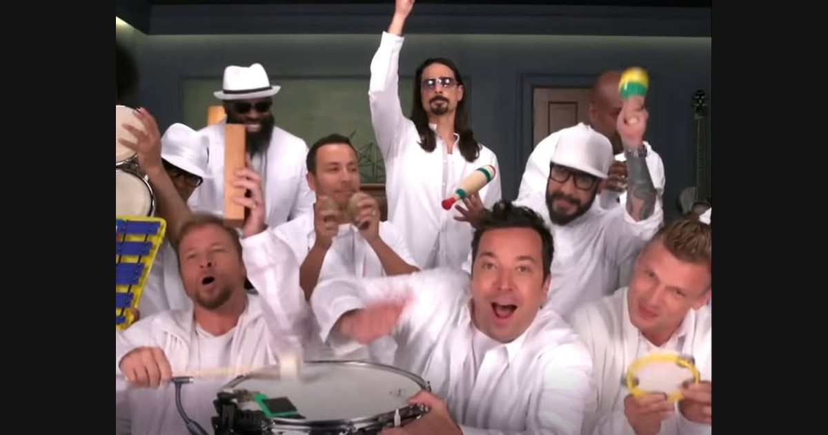 Backstreet Boys Revisit “I Want It That Way” with Classroom Instruments