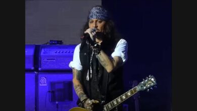Johnny Depp Leads the Hollywood Vampires Through David Bowie’s “Heroes”