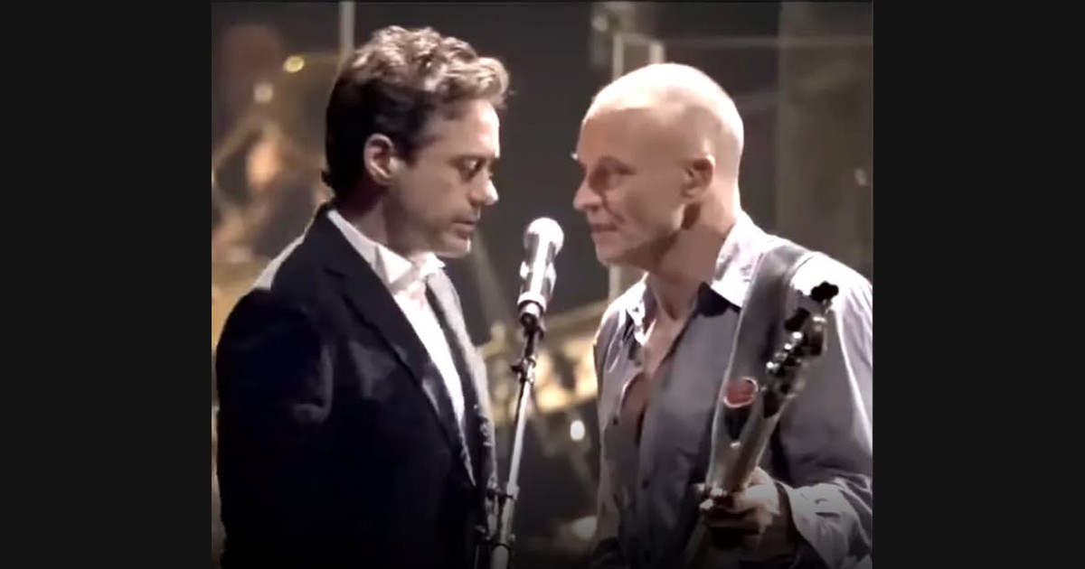 Robert Downey Jr. Shares “Driven to Tears” with Sting