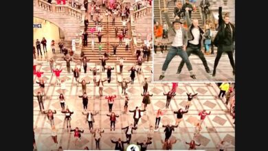 A Grease Medley Brings Coordinated Dance to Antwerp Central