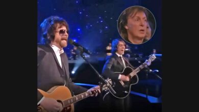 Lynne, Harrison and Walsh Share the Musical Lines of “Something”