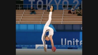 Onopriienko Connects Ball Handling with a Jackson Olympic Routine