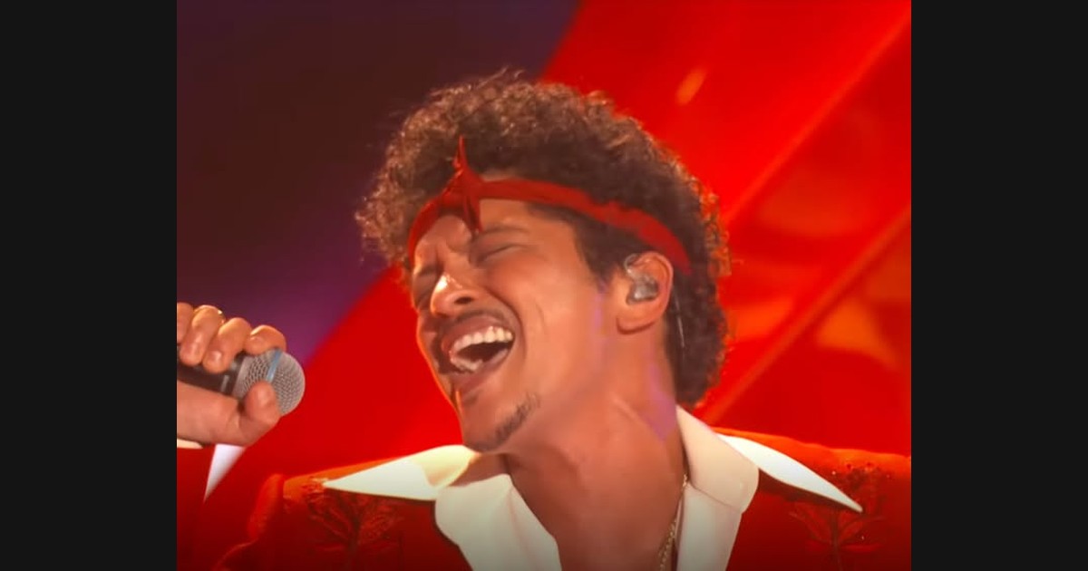 Bruno Mars Brings “I Just Might” to the Grammy Stage