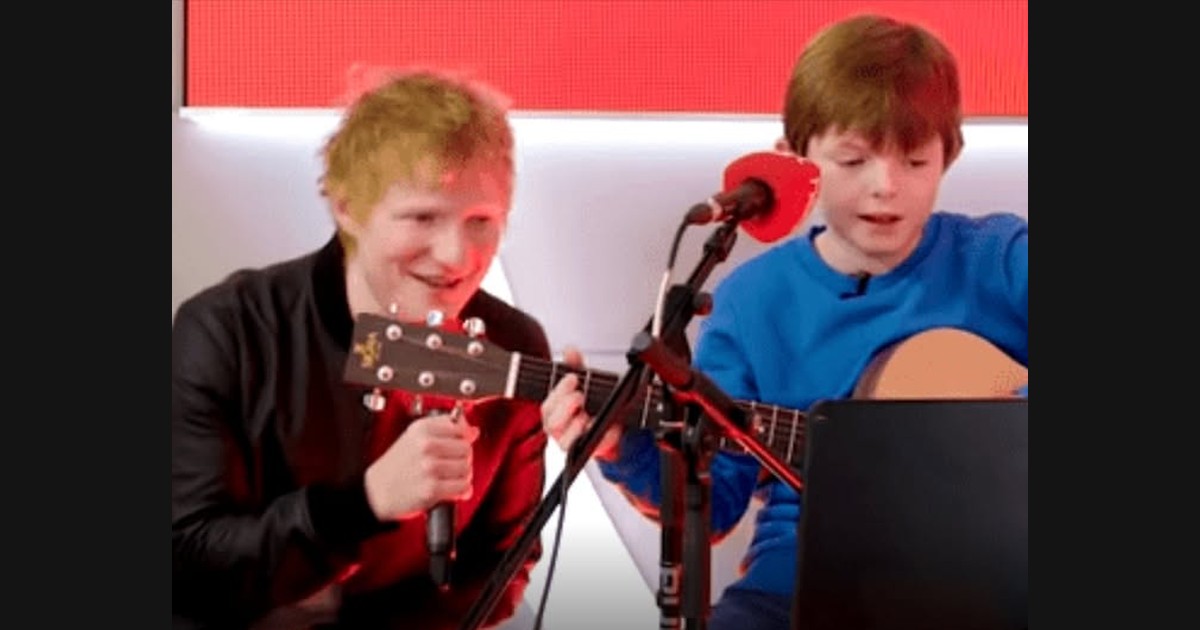 Rafa and Ed Sheeran Share “Thinking Out Loud” in Heart’s Studio