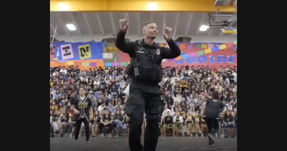 Officer Ryan Tillman’s Farewell Becomes a School Gym Dance