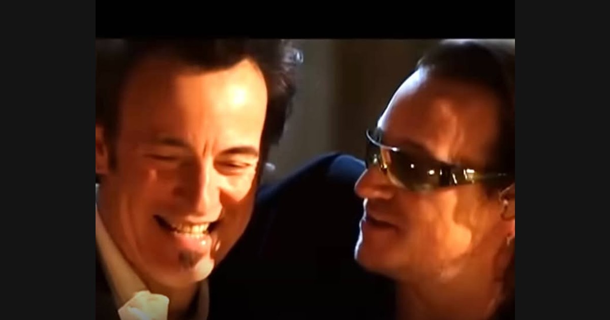 U2 and Bruce Springsteen Share a 2005 Rock Hall Performance