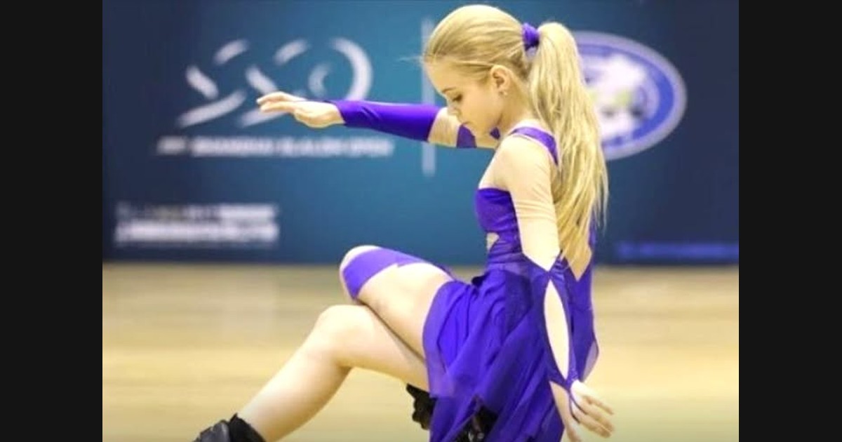 Sofia Bogdanova Performs a Classic Slalom Skating Routine