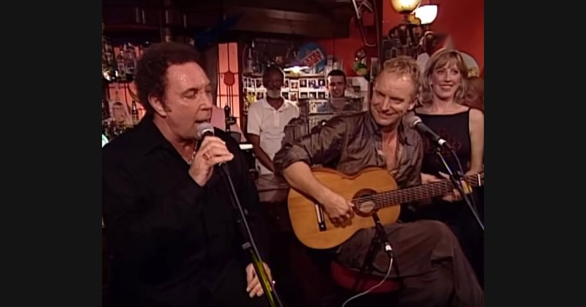 Tom Jones and Sting Share a TFI Friday Song Medley