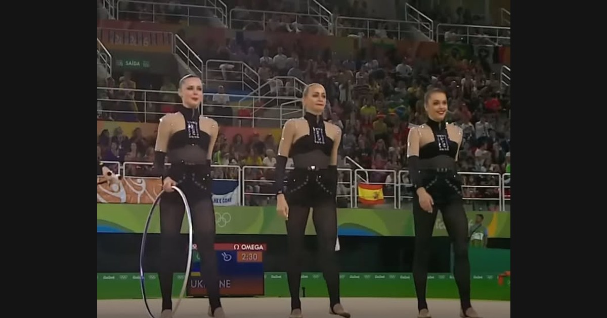 Ukraine’s Rhythmic Gymnastics Group Performs to “Vogue” at Rio 2016
