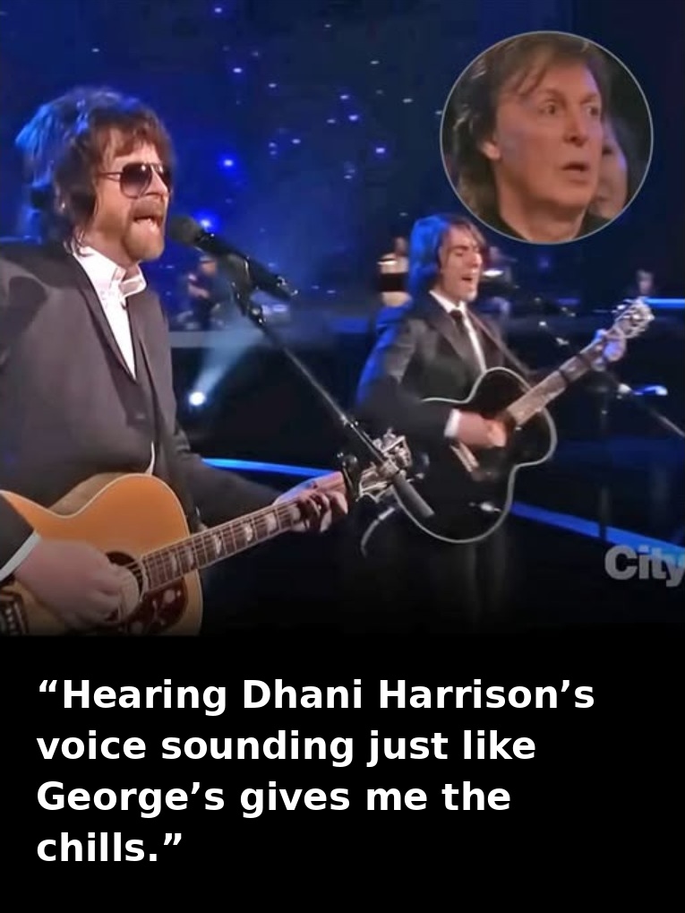 Hearing Dhani Harrison’s voice sounding just like George’s gives me the chills.